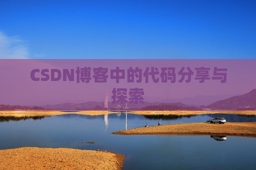 CSDN博客中的代码分享与探索 CSDN博客中的代码分享与探索
